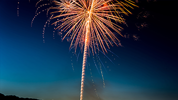 Raccogliere tutti i tuoi amici e andiamo guardare i fuochi d'artificio! E 'semplicemente bello! Se si vuole vedere troppo, è sufficiente impostare il tema del fuoco d'artificio sulla tua home page e godersi il cielo colorato!