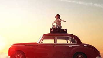 Put your luggage in and let's start the Summer Journey! No need for clear destination just ride till you reach your dream destination! Try this Summer Journey theme and get into the vacation mood!