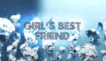 O que são  os diamantes? Os melhores amigos de uma garota, claro! Baixe gratuitamente este fundo de tela com o titulo o melhor amigo das meninas e prepare-se para um dia fabuloso!