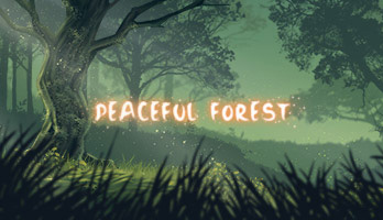 Medite e relaxe-se com  a paralaxe serena! Baixe gratuitamente este fundo de tela com o titulo   floresta quieta e libera sua mente das preocupações!